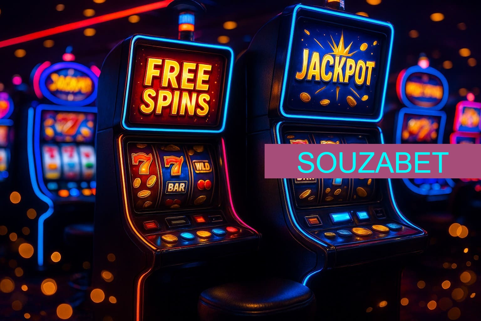 Diversos jogos de caça-níqueis