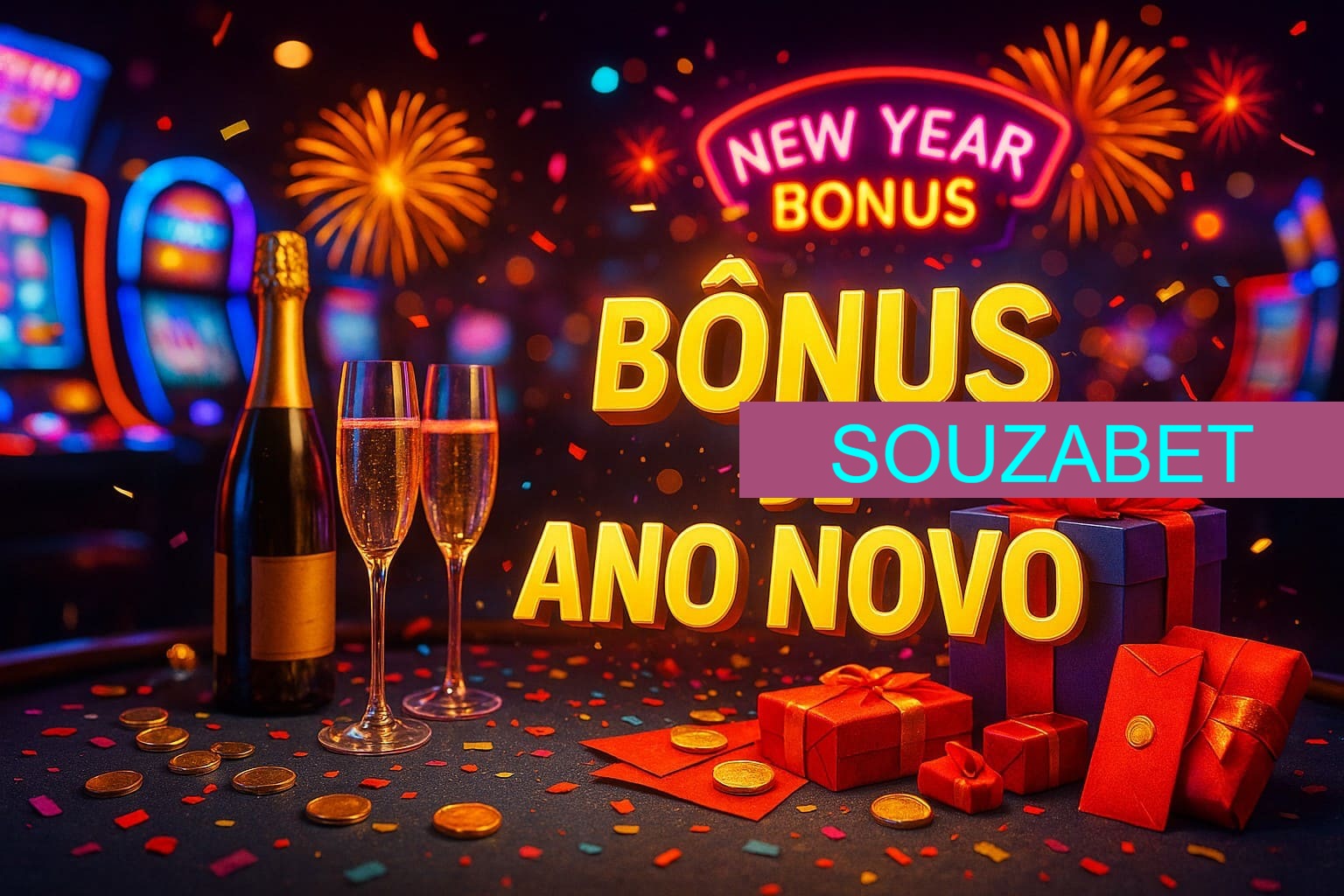 Promoções de Ano Novo no SOUZABET